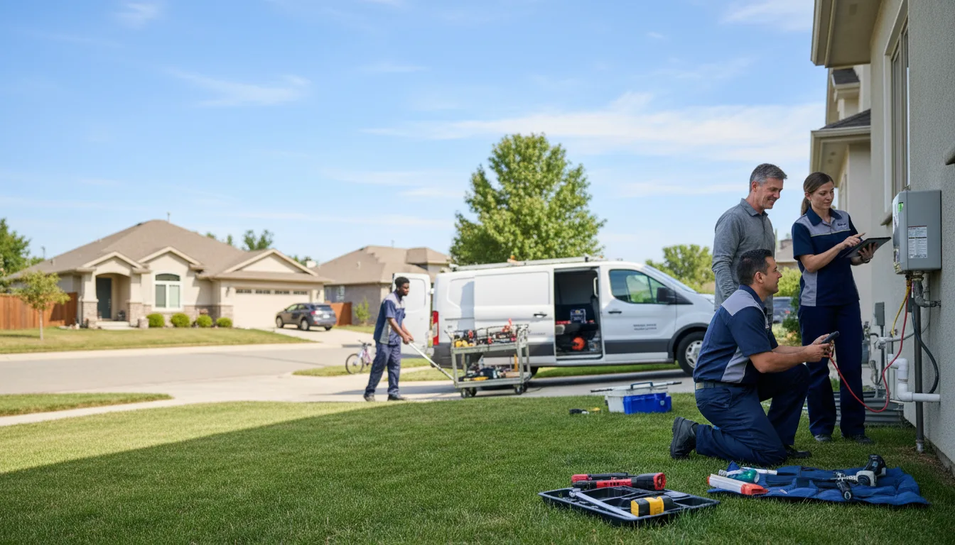 Tankless water heater service in Red Rock, TX